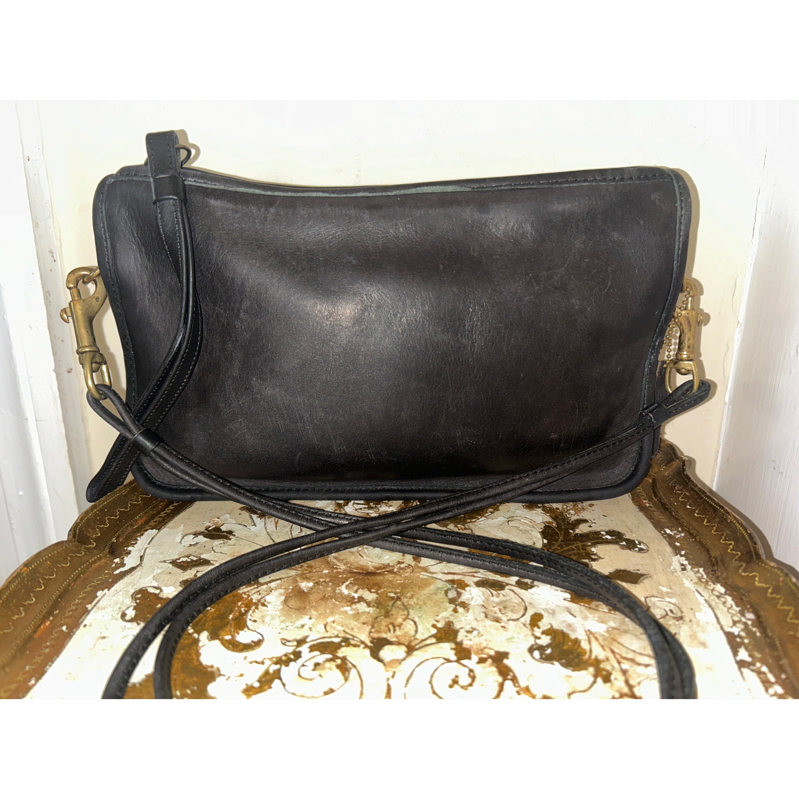Coach Vintage Bonnie Cashin Crossbody Handbag Black